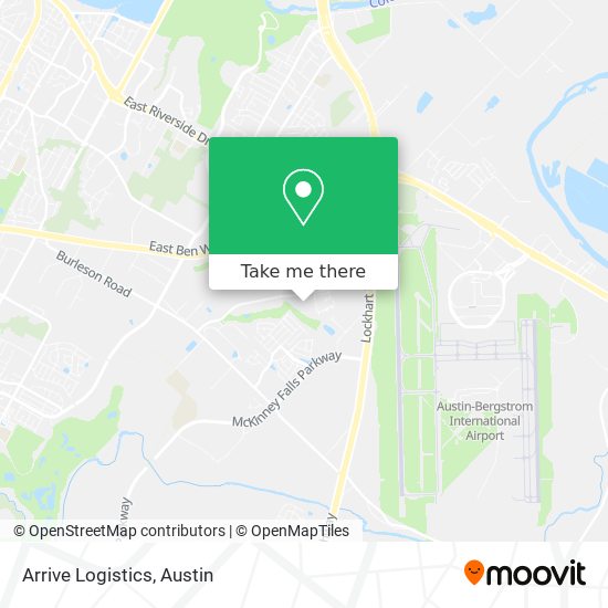 Arrive Logistics map