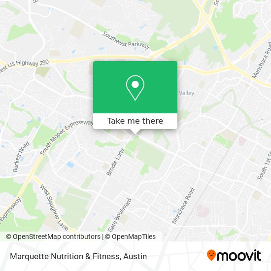 Marquette Nutrition & Fitness map