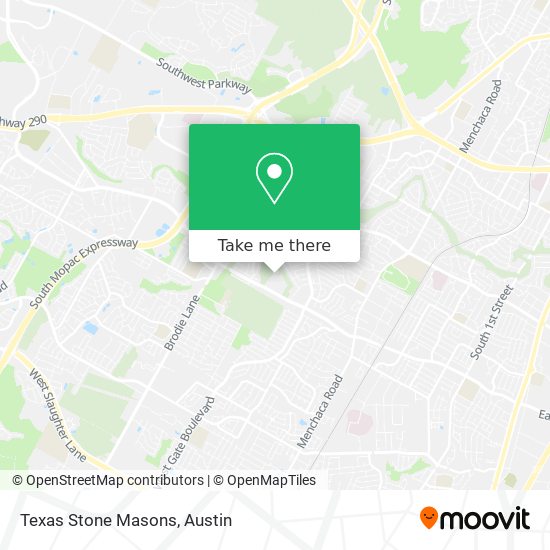Mapa de Texas Stone Masons
