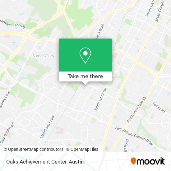 Oaks Achievement Center map