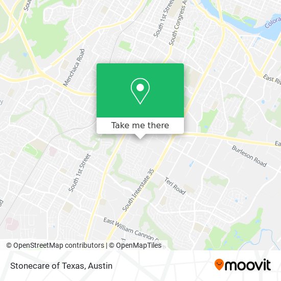 Stonecare of Texas map