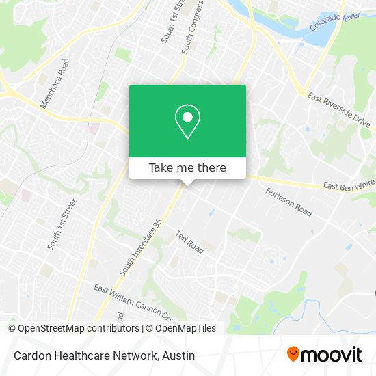 Cardon Healthcare Network map