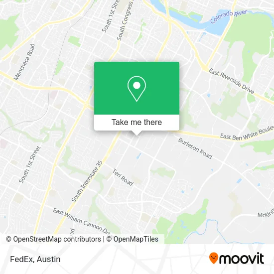 FedEx map