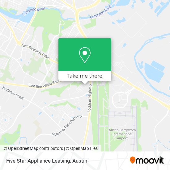 Five Star Appliance Leasing map