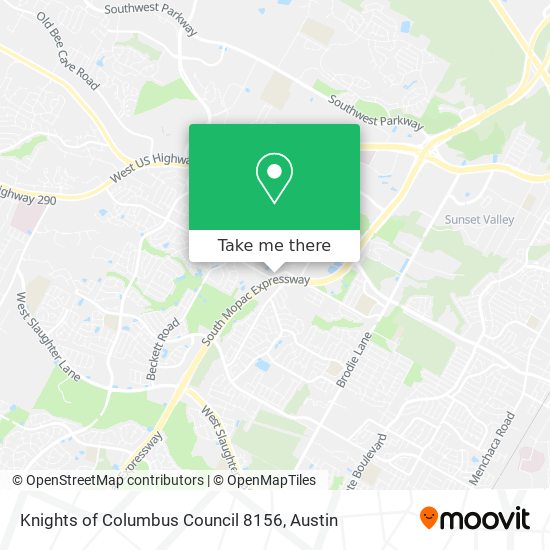 Knights of Columbus Council 8156 map