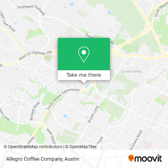 Mapa de Allegro Coffee Company