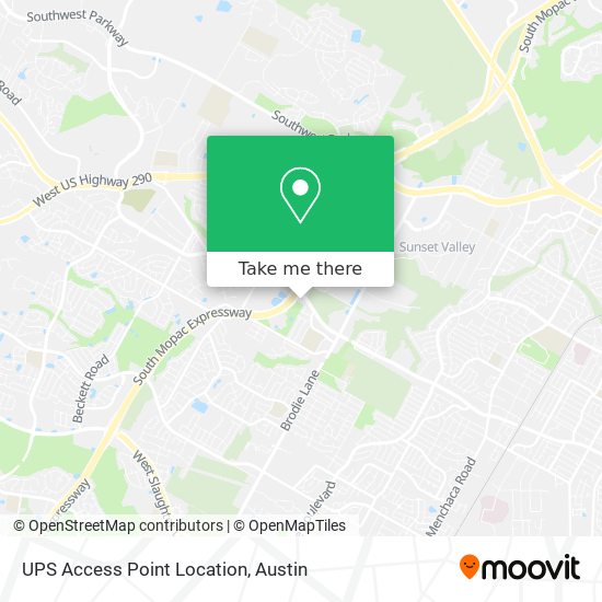 Mapa de UPS Access Point Location