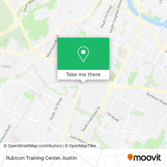 Rubicon Training Center map