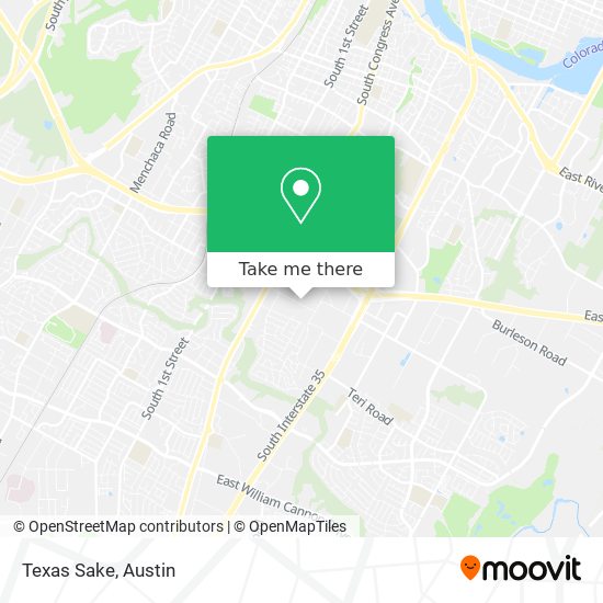 Mapa de Texas Sake