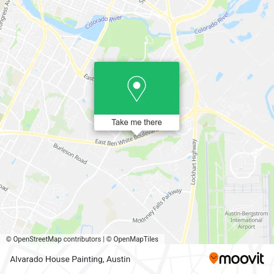 Alvarado House Painting map