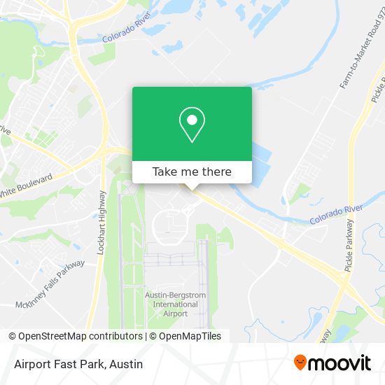 Airport Fast Park map