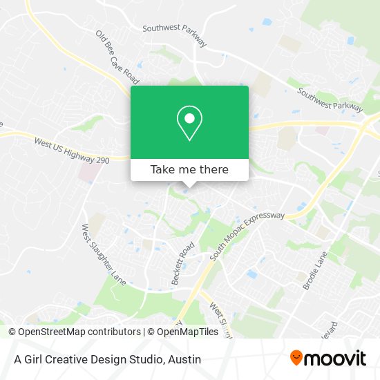 A Girl Creative Design Studio map