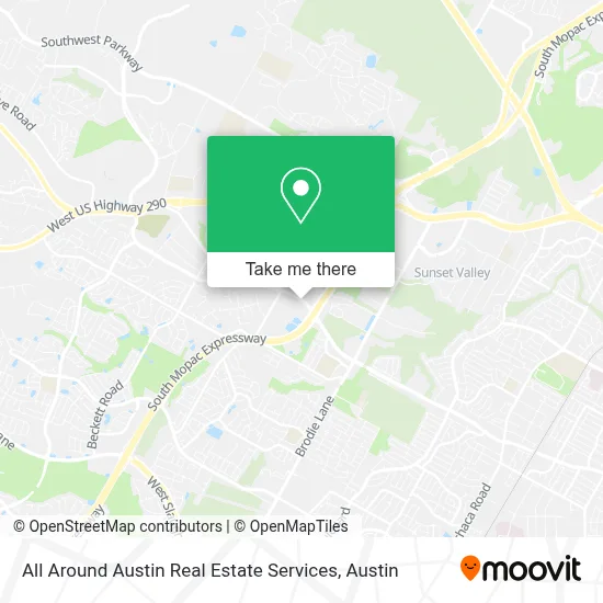 All Around Austin Real Estate Services map