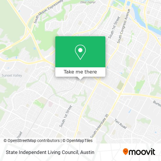 State Independent Living Council map