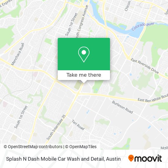Mapa de Splash N Dash Mobile Car Wash and Detail