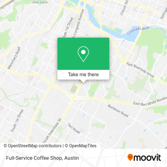 Full-Service Coffee Shop map