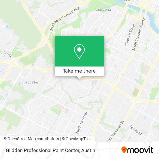 Mapa de Glidden Professional Paint Center