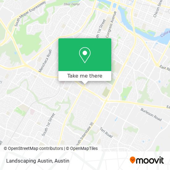 Mapa de Landscaping Austin