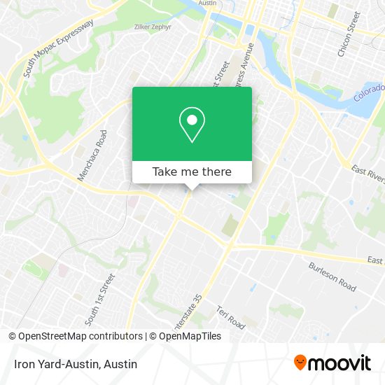 Mapa de Iron Yard-Austin