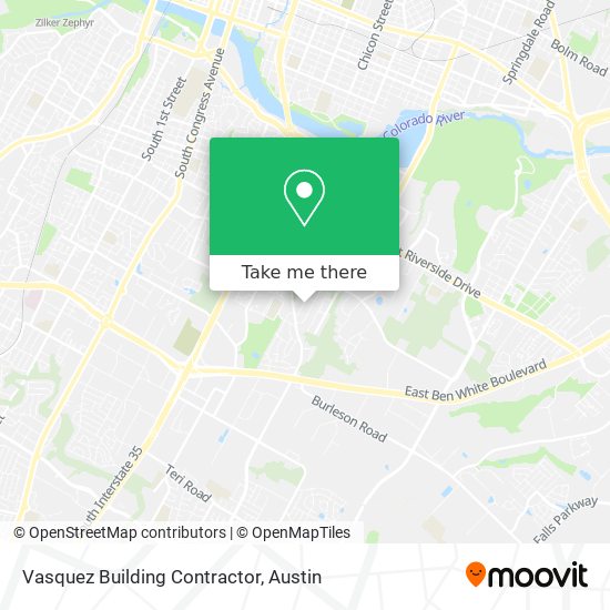 Vasquez Building Contractor map