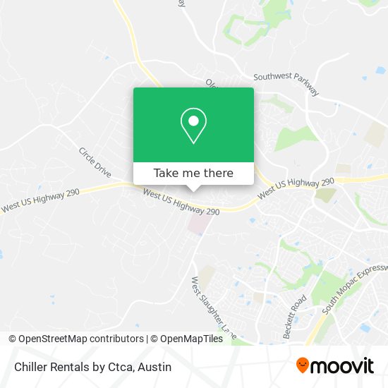 Mapa de Chiller Rentals by Ctca