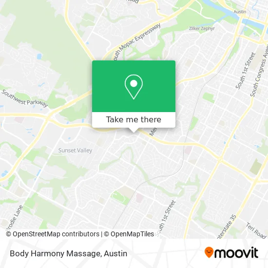 Body Harmony Massage map