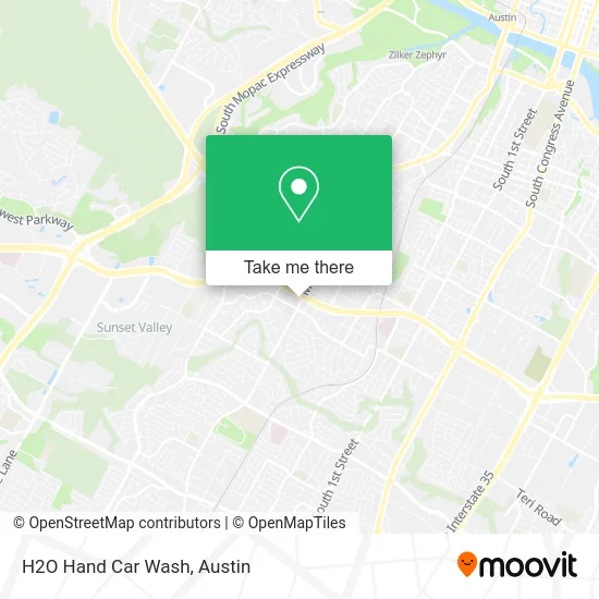 H2O Hand Car Wash map