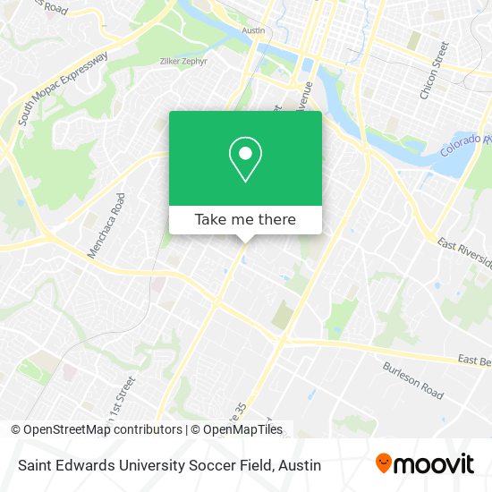 Mapa de Saint Edwards University Soccer Field