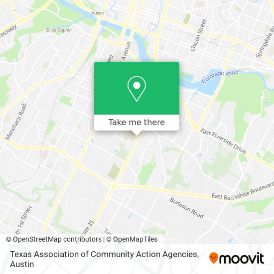 Texas Association of Community Action Agencies map