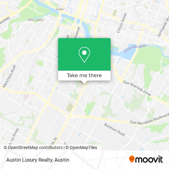 Mapa de Austin Luxury Realty