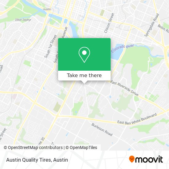 Mapa de Austin Quality Tires