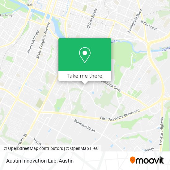 Austin Innovation Lab map