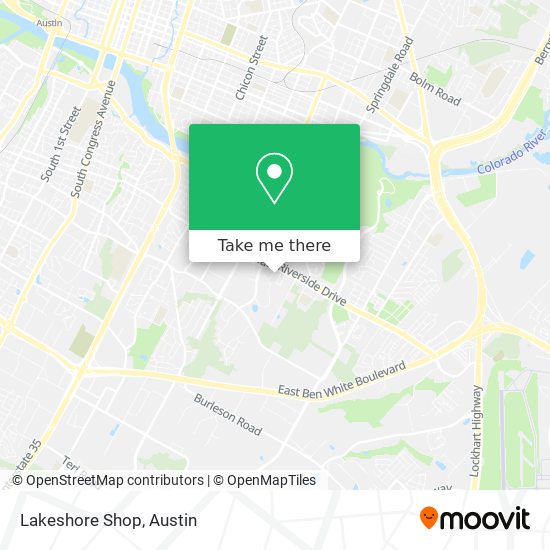 Lakeshore Shop map