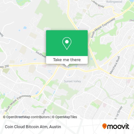 Mapa de Coin Cloud Bitcoin Atm