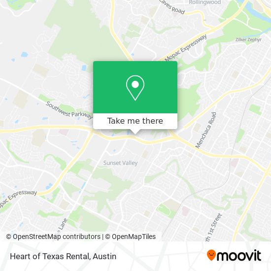 Mapa de Heart of Texas Rental