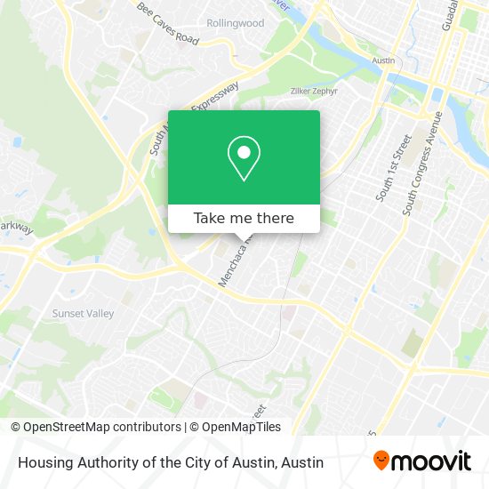 Housing Authority of the City of Austin map