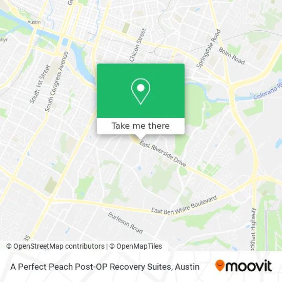 A Perfect Peach Post-OP Recovery Suites map