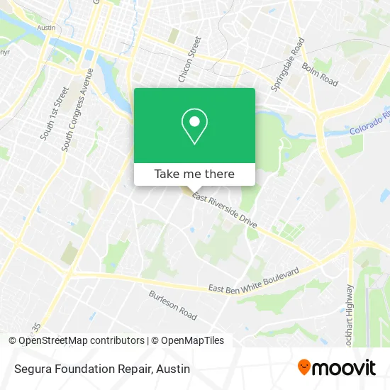 Mapa de Segura Foundation Repair