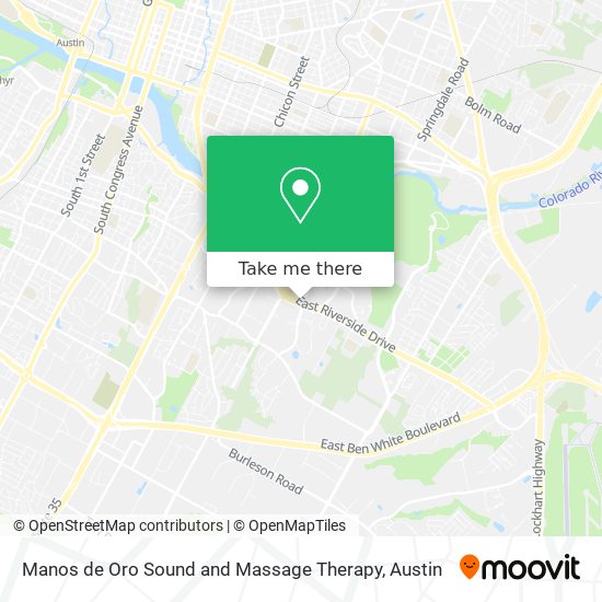 Mapa de Manos de Oro Sound and Massage Therapy