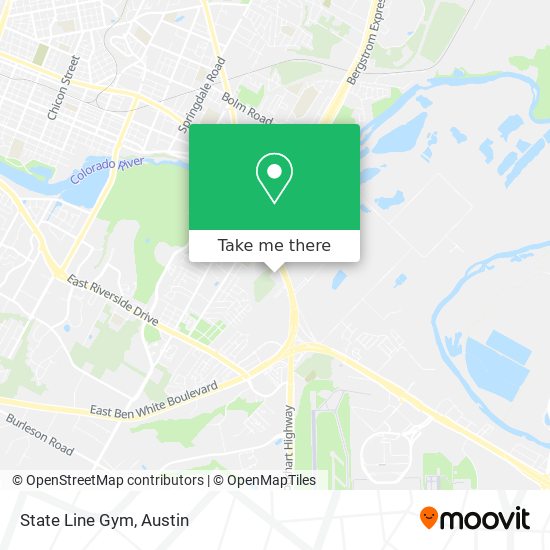 State Line Gym map