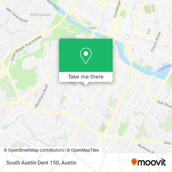 South Austin Dent 150 map