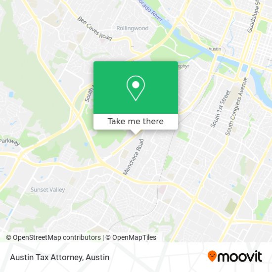 Mapa de Austin Tax Attorney