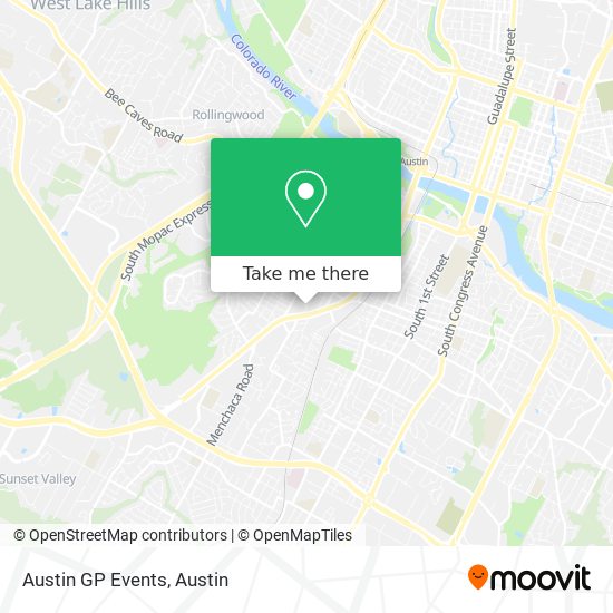 Mapa de Austin GP Events
