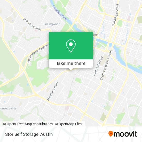 Stor Self Storage map