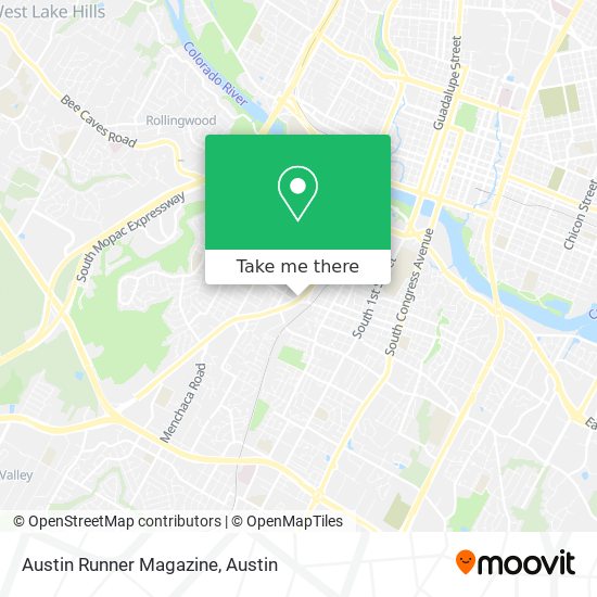 Austin Runner Magazine map