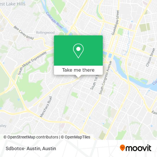 Mapa de Sdbotox- Austin