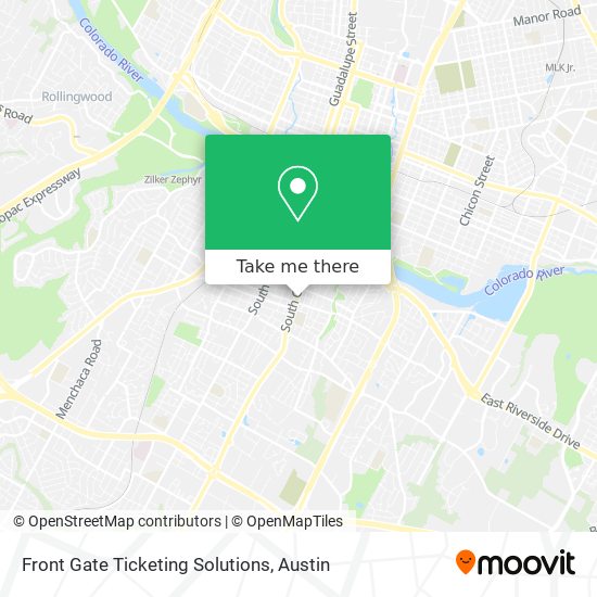 Front Gate Ticketing Solutions map