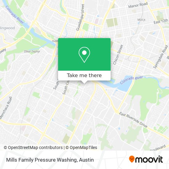 Mills Family Pressure Washing map