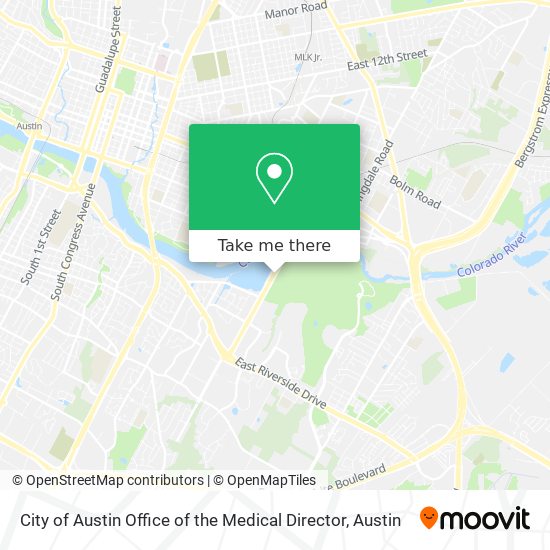 City of Austin Office of the Medical Director map