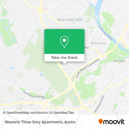 Mapa de Westerly Three Sixty Apartments